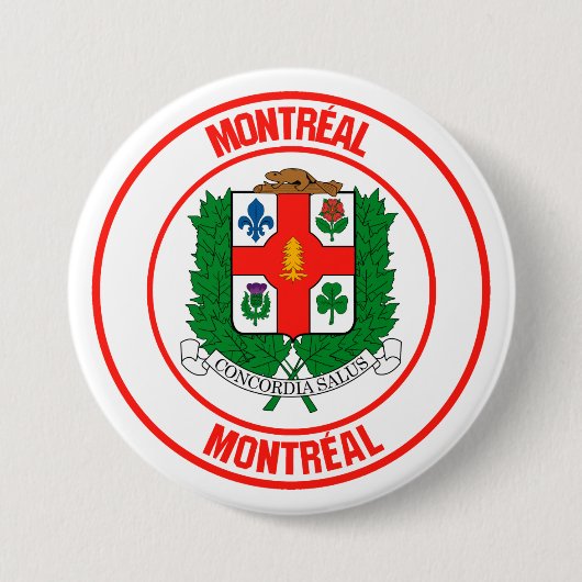 Montrealer RundEmblem Button (Vorderseite)