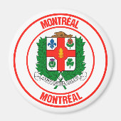Montrealer RundEmblem Magnet (Vorne)