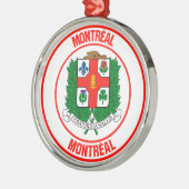 Montrealer RundEmblem Ornament Aus Metall (Links)