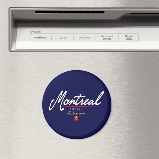 Montrealer Script Magnet (In Situ (Geschirrspüler))