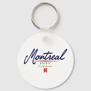 Montrealer Script Schlüsselanhänger