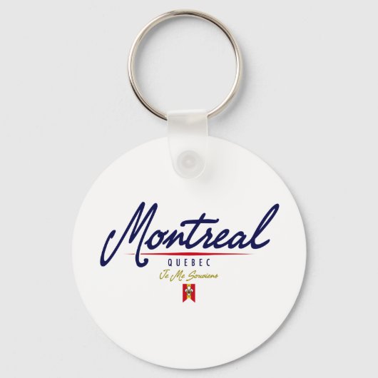 Montrealer Script Schlüsselanhänger (Vorderseite)