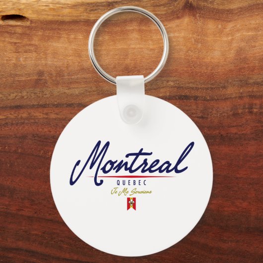 Montrealer Script Schlüsselanhänger (Vorderseite)