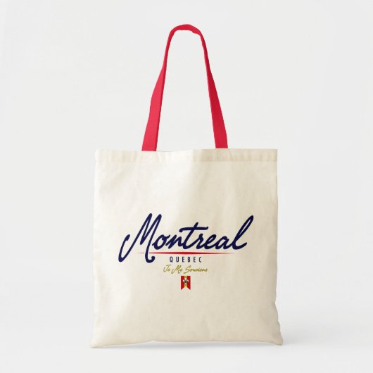Montrealer Script Tragetasche (Vorne)
