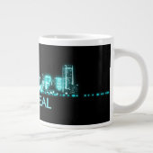 Montrealer Skyline Jumbo-Tasse (Rechts)