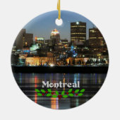 Montrealer Weihnachten Keramik Ornament (Hinten)