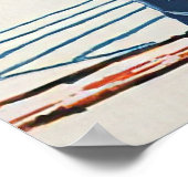 Montrealer Wintersport Vintag Poster (Ecke)