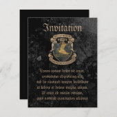 Montresor-Wappen Einladung (Vorne/Hinten)