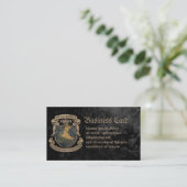 Montresor Wappen Visitenkarte (Stehend Vorderseite)