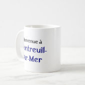 Montreuil Les Miserables Kaffeetasse (Vorderseite Links)