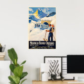 Montreux Berner Oberland Schweizer Alpen Schweiz Poster (Heimbüro)