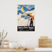 Montreux Berner Oberland Schweizer Alpen Schweiz Poster (Küche)