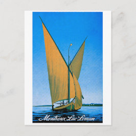 Montreux, Genfersee, Schweiz, Vintage Postkarte