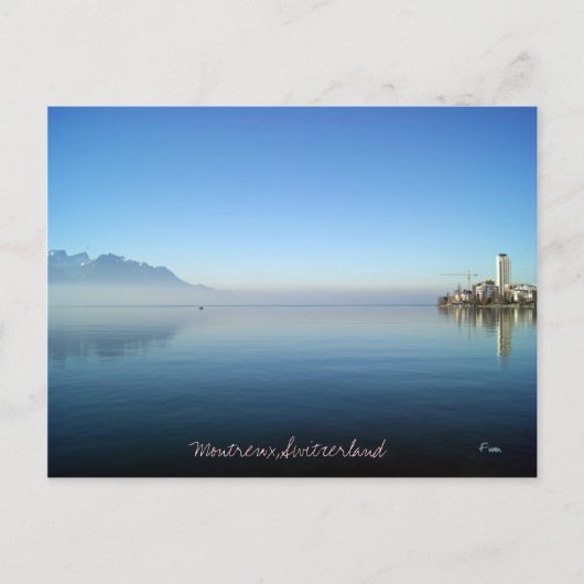 Montreux Postkarte (Vorderseite)
