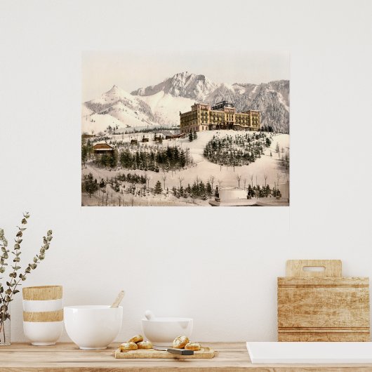 Montreux Schweiz Poster (Küche)