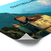 MONTREUX, SCHWEIZ POSTER (Ecke)