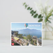Montreux - Schweiz Postkarte (Stehend Vorderseite)