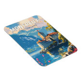 Montreux Schweiz Reisen Vintag Magnet (Rechte Seite)