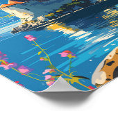 Montreux Schweiz Reisen Vintag Poster (Ecke)