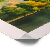 Montreux Schweiz Vintage Travel Poster (Ecke)