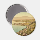 Montreux und Clarens, Geneve Lake, Schweiz VI Magnet (Vorderseite/Rückseite)