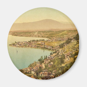 Montreux und Clarens, Geneve Lake, Schweiz VI Magnet