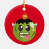Montrouis Halloween Keramik Ornament (Hinten)