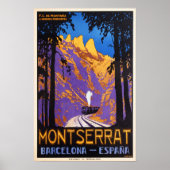 MONTSERRAT Barcelona Poster (Vorne)