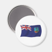 Montserrat Flag Magnet (Vorderseite/Rückseite)