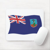 Montserrat Flag Mousepad (Mit Mouse)