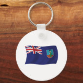 Montserrat Flag Schlüsselanhänger (Vorderseite)