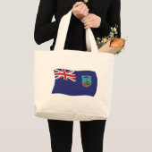Montserrat Flag Tote Bag Jumbo Stoffbeutel (Vorderseite (Produkt))