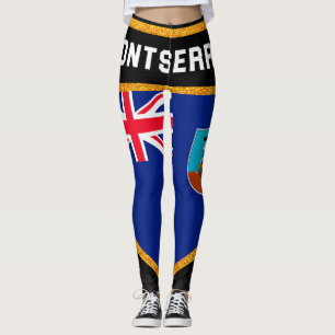 Montserrat-Flagge Leggings