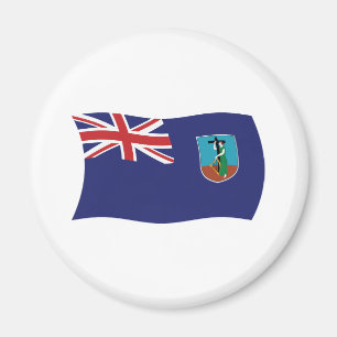 Montserrat-Flagge-Magnet Magnet