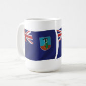 Montserrat Flagge Tasse (Vorderseite Links)