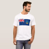 Montserrat-Flaggen-T - Shirt (Vorne ganz)