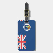 Montserrat Gepäckanhänger (Vorderseite vertikal)