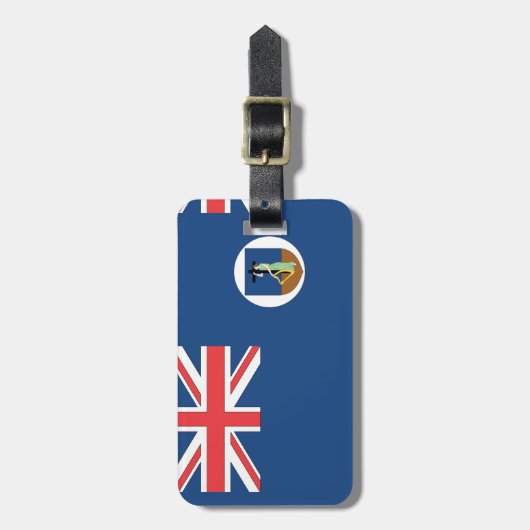 Montserrat Gepäckanhänger (Vorderseite vertikal)