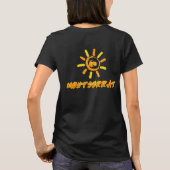Montserrat hellgelb und orange T-Shirt (Rückseite)