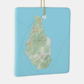 Montserrat Karte Weihnachten Keramikornament (Rechts)
