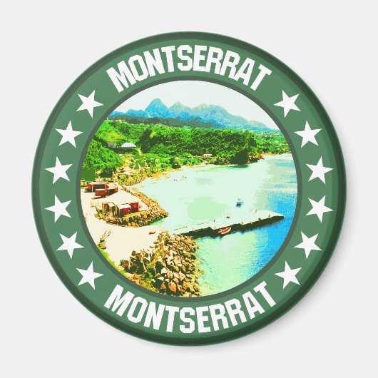 Montserrat Magnet (Vorne)