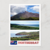 Montserrat - Mosaik - Postkarte (Vorderseite)