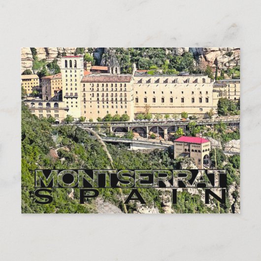 Montserrat Postkarte (Vorderseite)