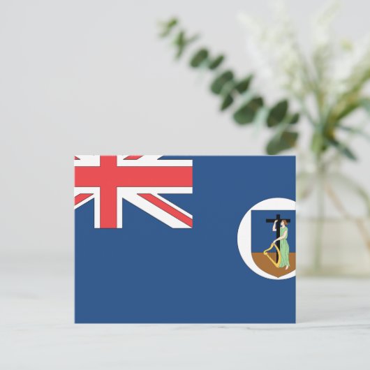 Montserrat Postkarte (Stehend Vorderseite)