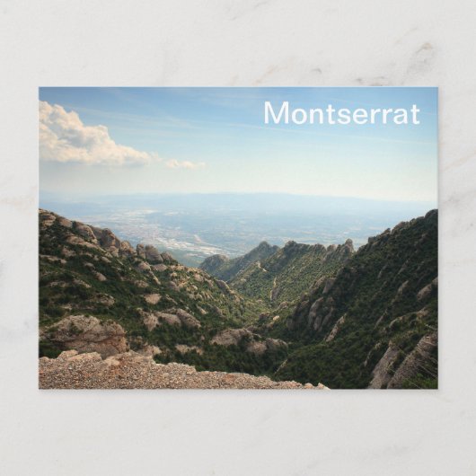 Montserrat Postkarte (Vorderseite)
