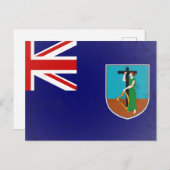 Montserrat Postkarte (Vorne/Hinten)