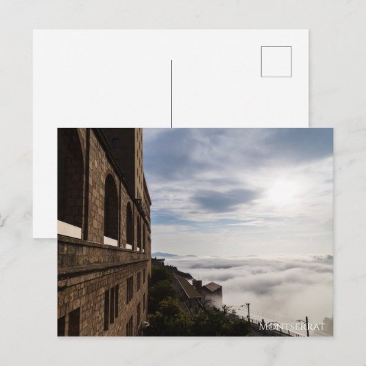 Montserrat Postkarte (Vorne/Hinten)