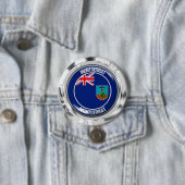 Montserrat Round Emblem Button (Beispiel)