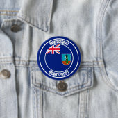Montserrat Round Emblem Button (Beispiel)