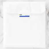 Montserrat Runder Aufkleber (Tasche)